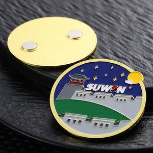 Imán de Refrigerador Personalizado de Fábrica, de Metal, Aleación de Zinc, Esmalte, Diseño de Dibujos Animados, Recuerdo Turístico, Regalos, Patrón de Edificio en 3D - Product Image 6