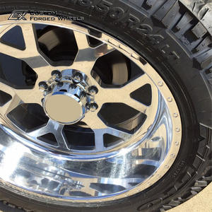 Jantes de camion forgées brillantes 20-24 pouces 9J 14J 8x170 polies miroir pour F-250 Super Duty & F-350 Platinum SRW - Product Image 2