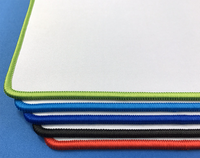 Tapis de souris vierge en caoutchouc naturel, imperméable, taille personnalisée, pour sublimation, matériaux pour tapis de souris vierges à sublimation