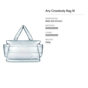 กระเป๋าสะพายข้าง ผ้าโพลีเอสเตอร์รีไซเคิล CIPU Airy M 39x25 ซม. สำหรับผู้หญิง มีสินค้าในสต็อก ไต้หวัน - Product Image 6