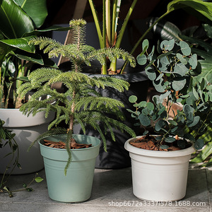 Pots en résine Hollen style nordique standard pour herbes et fleurs, respirants et durables, pour balcon, roses grimpantes, fruits et légumes - Product Image 1