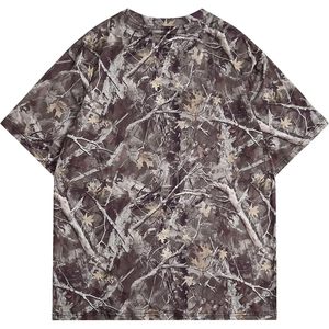 Camiseta de Camuflaje para Hombre FOXA, Camiseta de Caza de Manga Corta, Transpirable, de Poliéster, con Diseño Gráfico - Product Image 2