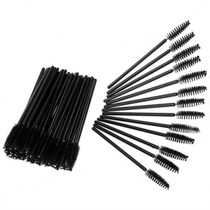 Lot de 50 brosses à mascara courbées noires en nylon, applicateurs de cils, baguettes pour extensions de cils, brosses à mascara courbées pour salon - Product Image 5