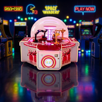 Machine de jeu d'arcade 'Fête des fruits' à 5 joueurs, thème Île, en matériaux verre et PVC, à monnayeur, pour aires de jeux pour enfants