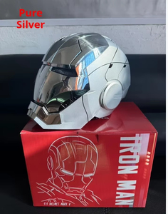 <span class=keywords><strong>Casco</strong></span> Eléctrico <span class=keywords><strong>Iron</strong></span> <span class=keywords><strong>Man</strong></span> MK 5 con Control por Voz - Máscara de Plástico con LED para Fiesta de Disfraces de Halloween - Product Image 5
