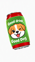 Jouet pour chien en peluche en forme de canette de bière, personnalisable, amusant, à mâcher, pour animaux de compagnie, vente en gros OEM ODM, directement du fabricant
