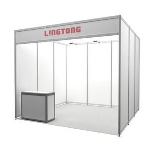 Sistema modulare personalizzato 3x3 Standard divisorio in alluminio Shell schema stallo per esposizione - Product Image 4
