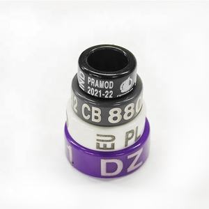 Anillos de plástico para pájaros amorosos, bandas de pie con información de avistamiento para orfebrería, 4,5mm - Product Image 1