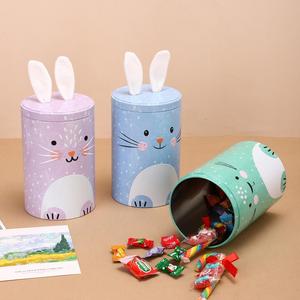 <b>Easter</b> Cute Little Tidecorative Home Candy Jar Rabbit Storage <b>Gift</b> <b>Box</b> Tibucket Ornament - Product Image 2