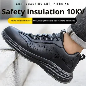 <span class=keywords><strong>Scarpe</strong></span> <span class=keywords><strong>Antinfortunistiche</strong></span> SF711-5 Leggere, Resistenti all'Usura, Antiscivolo, Isolate 10KV, per Elettricisti e Industria Energetica, con Suola in EVA, Antiurto per Uomo - Product Image 5