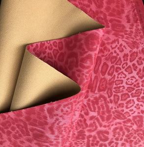 स्टॉक लॉट 0.9 मिमी चमकदार तेंदुए प्रिंट सोफे कार सीट कुशन जूते कपड़े के लिए कृत्रिम पु चमड़े - Product Image 4