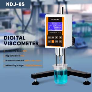 GOYOJO NDJ-8S dijital döner viskozimetre sıcaklık probu ile 4 rotorlar için Lab mürekkepleri boyalar kaplamalar yapıştırıcılar kozmetik - Product Image 2