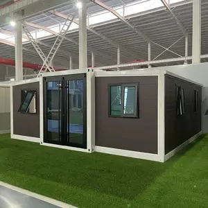 Expandable Flat Pack Prefab Module Home 30 Ft Container Expandable House with Solar Energy