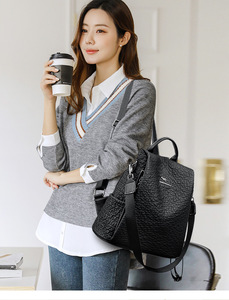 Wholesale Fashion Vintage <b>Backpack</b> Leather Women <b>Backpack</b> <b>Large</b> Capacity <b>School</b> Bag for Girls Leisure Shoulder Bags - Product Image 2