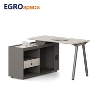 Mobilier de bureau ouvert EGROspace Project Cases : Table professionnelle simple pour poste de travail de coworking