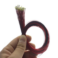 100 piezas de luces LED SMD 0402 0603 0805 1206 de 3V y 30cm, pre-soldadas con cable micro Litz, para maquetas de trenes escala HO N OO y dioramas DIY
