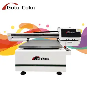 UV Flatbed printer UV6090 metal glass pens golf balls printing machine