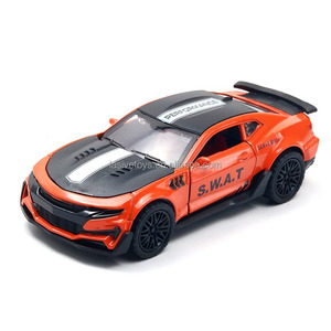LASIVE TOYS 1:36 Track Edition Diecast Toy Car Kids Pullback Alloy Sport Car Model con puerta de simulación abierta Modelo de vehículo - Product Image 3