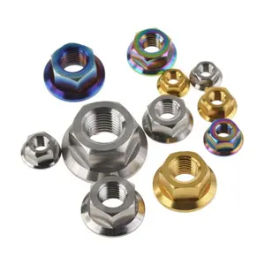 Wholesale Factory High Performance Rainbow Color Titanium Nuts