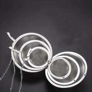 Çay demlik paslanmaz Çelik hasır çay topu süzgeçler demlik gevşek çay bitkisel baharat için süzgeç filtreler - Product Image 5