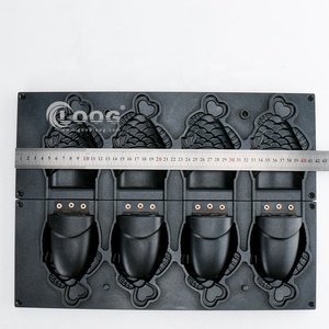 Phong Cách Mới Điện Cá Ice Cream Cone Taiyaki <span class=keywords><strong>Waffle</strong></span> Máy Làm Thương Mại Taiyaki Xuất Bánh Quế Với Hoán Đổi Cho Nhau Tấm - Product Image 4