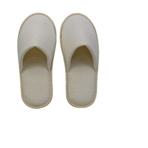 รองเท้าแตะโรงแรมแบบใช้แล้วทิ้ง กันลื่น ปลายเปิด สีพื้น หนาพิเศษ สำหรับแขก ใช้ในบ้าน ท่องเที่ยว โฮมสเตย์ - Product Image 1