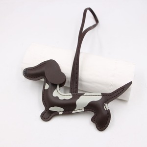 Dachshund Dog Pu Leather <b>Keychain</b> Bag Charm Pendant Lightweight Handbag Decorative <b>Keychain</b> With Jewelry Handbag Features - Product Image 6