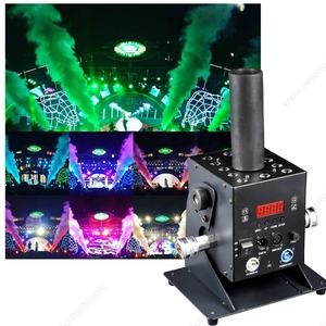 Evento do casamento Stage Night Club Disco Efeito DJ Equipamento Fumaça Nevoeiro Cryo Canhão Smog Maker 12x3W LED Coluna DMX CO2 Jet Machine - Product Image 2