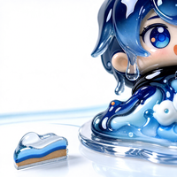 Figura Coleccionable de Personaje de Dibujos Animados en 3D de Resina/PVC, Caja Sorpresa, Decoración, Regalo