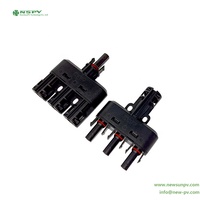 Connecteurs solaires parallèles étanches IP68 3 en 1, 1500 VDC 60 A, pour panneaux photovoltaïques