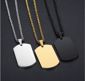 Mới Đến Tinh Tế Thép Không Gỉ Trang Sức Đồ Trang Sức Mỹ Dây Chuyền Xương Đòn Chuỗi Thời Trang Vòng Cổ Cho Nam Giới - Product Image 3