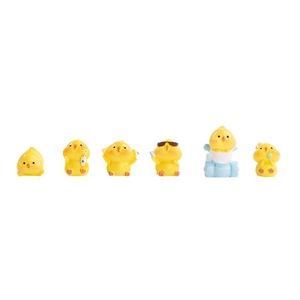 Figuras de Resina de Pollito Amarillo Pequeño, Mini Adorno de Animales, Decoración Artesanal para Escritorio - Product Image 5