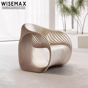 WISEMAX Meubles de luxe Design Showroom Meubles d'affichage Meubles de designer Canapés simples Chaise d'art en bois Italie pour la maison Hôtel - Product Image 2