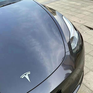 WRAPMASTER 1,52*17m autoadhesivo brillante metálico gris azul PET Liner película <span class=keywords><strong>de</strong></span> PVC envoltura <span class=keywords><strong>de</strong></span> vinilo para coche que cambia <span class=keywords><strong>de</strong></span> Color cuerpo antiarañazos - Product Image 2