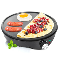 Aifa Crêpière électrique Beafsteak de cuisine Plaque de cuisson pour steak de poulet Machine à fabriquer des roti pour la maison Cuisinière