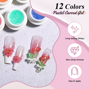 HONEY GIRL Gel de modelage pour ongles sans colle, sans HEMA, résine pour sculpture d'ongles, gel de sculpture 3D, collection personnalisée - Product Image 5