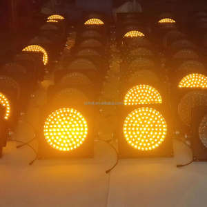 Sıcak satış süper parlaklık güneş enerjili Amber trafik uyarı ışığı sıcak satış trafik güvenliği için LED sarı yanıp sönen ışık - Product Image 2