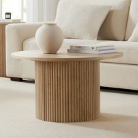 Panneaux muraux en MDF/placage bois cannelés super flexibles/Table basse Nouvelle décoration intérieure/meubles Vente directe d'usine