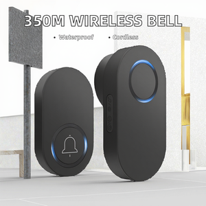 Timbre Inalámbrico YAGO ML007-B de Diseño Moderno, 120dB, Alcance de 350M, IP44 Impermeable, Enchufe EU/US/UK, 100-250V, 100% Batería - Product Image 3