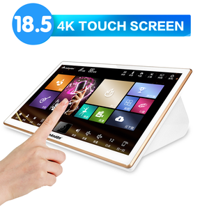 Máquina de Karaoke Portátil 4 en 1 con Pantalla de 18.5 Pulgadas, Sistema de Karaoke Profesional con Micrófono Inalámbrico, Reproductor de Karaoke Mini KTV 3T - Product Image 3