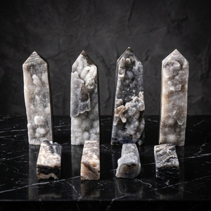 Torre <span class=keywords><strong>di</strong></span> Cristallo <span class=keywords><strong>di</strong></span> Sfalerite Nera Naturale Lucidata a Mano, <span class=keywords><strong>Obelisco</strong></span> a Punta Singola per Decorazione da Scrivania, Pietra Curativa, Campione Minerale, Regalo - Product Image 1