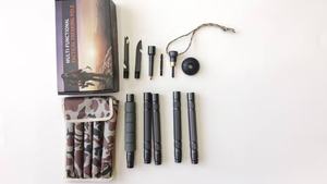 Bâton de marche tactique pliable en aluminium pour le camping, la randonnée et l'escalade. - Product Image 6