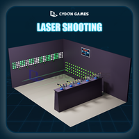 Équipement de jeu de tir au laser LED actif, jeu de tir au laser pour escape room, labyrinthe laser mobile d'intérieur
