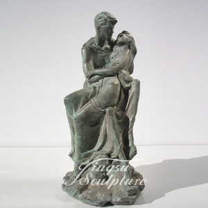 Profesional estatua antigua <span class=keywords><strong>amantes</strong></span> escultura de bronce - Product Image 2