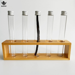 Tubes <span class=keywords><strong>à</strong></span> <span class=keywords><strong>essai</strong></span> en <span class=keywords><strong>verre</strong></span> de qualité alimentaire <span class=keywords><strong>avec</strong></span> <span class=keywords><strong>bouchon</strong></span> <span class=keywords><strong>à</strong></span> vis, emballage vanille - Product Image 5