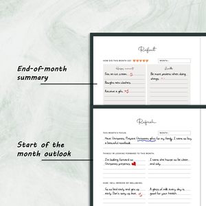 Tùy chỉnh A5 cân bằng Tạp Chí Vải giấy bìa cứng hàng ngày tự chăm sóc thường xuyên kế hoạch máy tính xách tay cho tất cả mọi người chủ đề may RÀNG BUỘC - Product Image 3