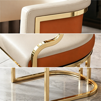 Style brillant assorti aux couleurs, salon de manucure, chaise pour client, haut de gamme, élégant et tendance.