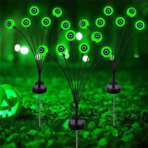 ไฟรูปฟักทองพลังงานแสงอาทิตย์แบบกลมสำหรับสวนกลางแจ้งพลังงานแสงอาทิตย์กันน้ำสำหรับสนามหญ้าลานระเบียงทางเดินแสงไฟที่ไหวไหวไหวเมื่อลมพัด - Product Image 5