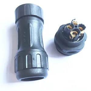 LLT M29 ip68 waterproof electric power 2 3 4 pin male and female industrial plug and socket