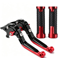 Palancas de Freno y Embrague Ajustables de Aluminio CNC, Accesorios Universales para Manillar de Motocicleta Modificado